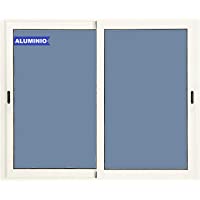 Ventanastock Ventana Aluminio Corredera 1000 ancho x 1200 alto 2 hojas